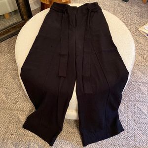 COS Black Wideleg Pants